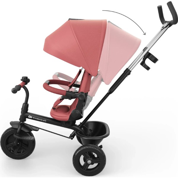 Фото - Триколісний велосипед Kinderkraft Aston 2 Plus Pink (KRASTO02PNKPL00)
